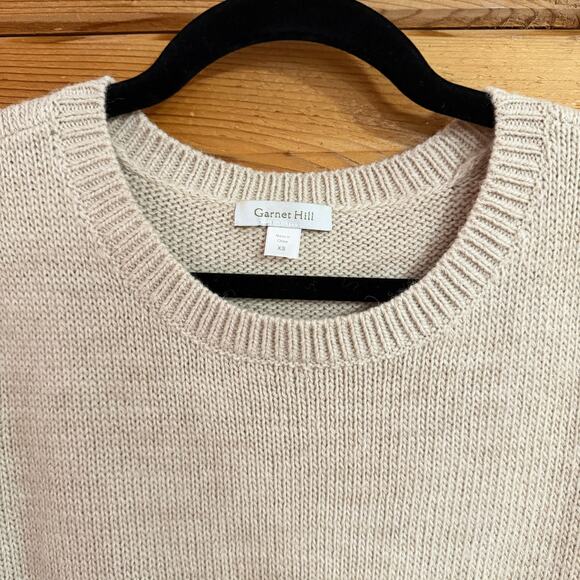Garnet Hill fox Wool Blend Sweater XS - Picture 3 of 5